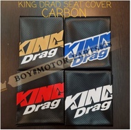 KING Drag Carbon Seat Cover Universal EX5 / LC135 / Y15ZR / Wave 125 / Kriss / Y125ZRSize : +- 80cm 