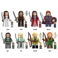 Children Jigsaw Middle Ages Magic Ring King Ring Elf Tarrell Arwin Medieval Minifigures Assembled Bu