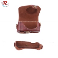 LY Pu Leather Camera Case Pouch For Canon G7x3 G7xiii G7x Mark Iii With A Shoulder Strap