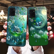 Oppo a76 case with super beautiful wind chime house print