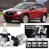 FOR MAZDA CX-5 (KE GH) 2012-2023 (Head Lamp) LED LAI 80W 2PC S2 Lamp 6000k White Light Headlight