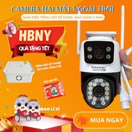 (Free technical box) Yoosee binocular Camera P17, color night vision, two-way conversation, motion t