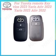Zinc alloy key cover For Toyota vios 2023 yaris 2023 ativ 2022 Yaris ativ Silicone Key Case