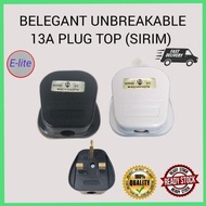 BELEGANT/DESIGNER 13A 3 PIN PLUG TOP(SIRIM APPROVED)