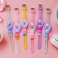Jam Tangan Labubu Berlampu Berwarna – Kartun Comel untuk Kanak-Kanak-UW012