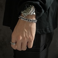 316L Titanium Steel Bracelet Retro Style Men and Women Hio Hop Stainless Steel Bracelet