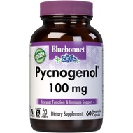 Bluebonnet Pycnogenol Vegetarian Capsules, 100 mg, 60 Count (743715008366)