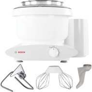 Bosch Universal Plus Stand Mixer 500 Watt, 6.5 Quarts with Wire Whips, Dough Hook & NutriMill Dough 
