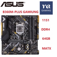 USED TUF B360M-PLUS GAMING Desktop Motherboard Intel B360 Chipset Socket LGA 1151