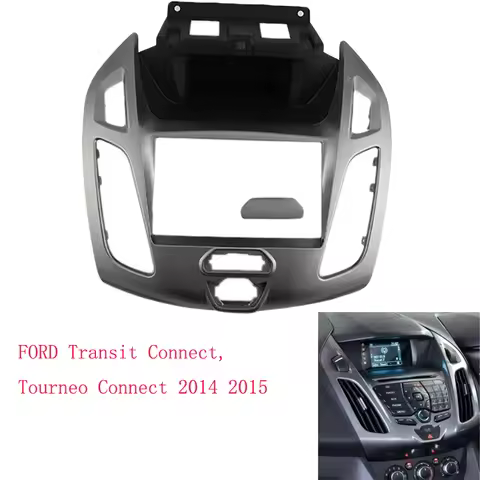 2 Din 7 INCH Car Fascia Radio Panel DVD Frame Install Kit for FORD Transit Connect, Tourneo Connect 