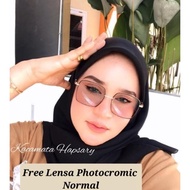 FRAME KACAMATA PHOTOCROMIC ( NORMAL ) | KACAMATA WANITA 9691 |