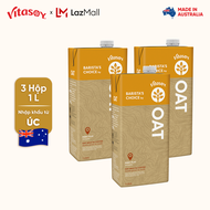 Combo 3 Sữa hạt Yến Mạch Vitasoy Oat cho Barista Pha Chế - Hộp 1L