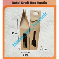100pcs souvenir box For Rustic kraft box Bottles