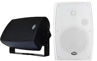 TIC ASP120-W 6.5" Weather-Resistant Outdoor Patio Speakers with 70v Switch (Pair) - White