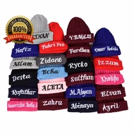 Baby Channel Beanie 0-12 Months Embroidery Custom Name