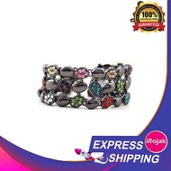 [iRojak] Wide Oval Retro Texture Bracelet 手链 Gelang - BC06