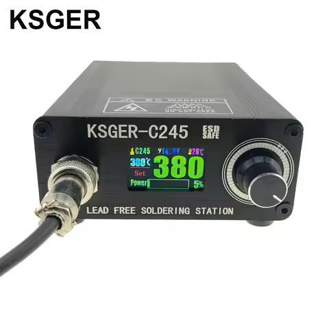 KSGER C245 Soldering Station For JBC Iron Tips Mobile Phone Repair Welding Tools Lead-free 180W 3s H