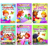 BUKU 6 SIRI CERITA POPULAR UNTUK SI COMEL [1] (Bahasa Melayu) Cinderella| Putera Katak|Si Comel |Si 