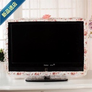 . TV set frame cover F decorated 55-inch European 42 cute dust-proof 43 LCD hanging 50 lace the cloth flower