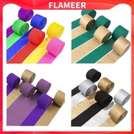 [Flameer] 6 Rolls Crepe Paper Streamers Backdrop Party Streamers for Celebration