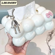 LAKAMIRY Marshmallow Tissue Box, Marshmallow Design Home Office Tissue Box, Creative Removable Home 