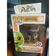 (R&G2H) Funko POP! Teenage Mutant Ninja Turtles - Michelangelo (63) with Boss Protector