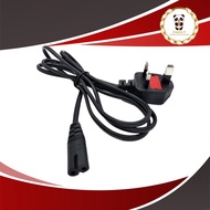 2 PIN 1.5M  UK 13A FUSE PLUG TOP DESKTOP PC LCD MONITOR LAPTOP PRINTER POWER SUPPLY WIRE AC CORD POW