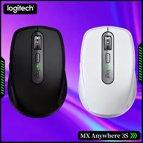 Compact MX Anywhere 3S - 8000 DPI, Magspeed Scroll, 3-Device Bluetooth, Perfect For Retail Trip & Tr