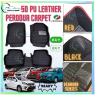 5D Floor Mat Carpet Perodua Ativa/Axia/Viva/Myvi/Alza/Aruz/Bezza/Kelisa/Kenari/Kancil/ Axia 2023/ Vi