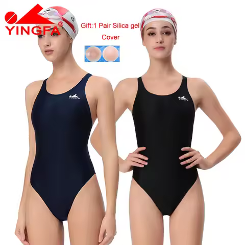 YINGFA Women Professional Swimwear Chlorine Resistant Competition Training Racing Swimwear One Piece