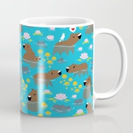 Cappy Gonna Bara Pattern Ceramic Mug