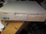 大同486電腦,古董電腦,內建顯示,使用小孔,PS2鍵盤,滑鼠1.44M  1.2M 磁碟機