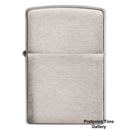 (Zippo USA) 100% ORIGINAL Zippo Lighter 200 Classic Brushed Chrome