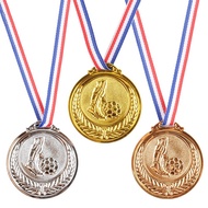 3 Medals Gold Silver Bronze Winners Medal with Ribbon 1st 2nd 3rd Children Metal Medal Style Winners