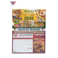 2026 Belman Laboratories Hog Raisers Calendar Para sa Hog Raisers at Livestock Farmers
