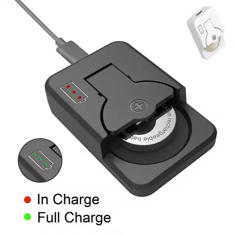 Type C Mini Rechargeable Button Battery Charger Accessories For LIR1620 LIR1632 LIR2016 LIR2025 LIR2