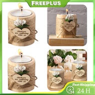12 Pcs Set of Wooden Tealight Candle Holders Wedding Favors Bridal Shower Favors