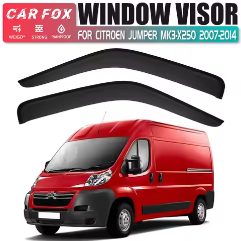 For CITROEN Jumper 2007-2024 Car Window Visor Awning Shelters Windshield Side Window Rain Sun Shade 