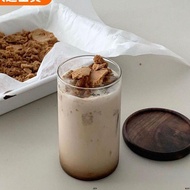 Shrimp Preferred D0603-Japanese Transparent Straight Coffee Cup High Borosilicate Heat-Resistant Gla