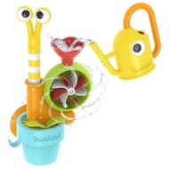 Yookidoo Toddler Baby Bath Toy (Ages 1-3) Pop-up Snail Sprinkler - Garden Adventure Set with Waterin