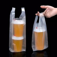 Take Away Plastic Bags Pop Ice Drink Plastic Bags, 1 and 2 Cups, Pop Ice Glasses, Glass Cups, Plasti