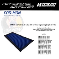 Works Air Filter - BMW F10 520 / 528 / Z4 / X1 2.0 L4 2011-on