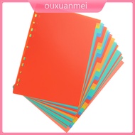 【Ready Stock】 31 Sheets A4 Binder Divider File Divider Subject Divider for Binder Notebook for Schoo