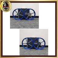 AJI 505 SPORT RIM Y15ZR STD HUB 160X185 MATT BLUE AJI RACING FG505 Y15 15ZR Y16 Y16ZR 16ZR PNP 5 BAT