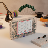 Polyester Film Capacitor Set 100V 1nF 1.5nF 2.2nF 100nF 150/180/620PCS 2A102J 2A471J 2A222J 2A392J 2