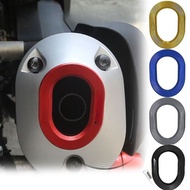 Red Pvc160/CLICK160 Motorcycle Exhaust Pipe Aluminum Alloy Decoration Cover Scratch-Proof