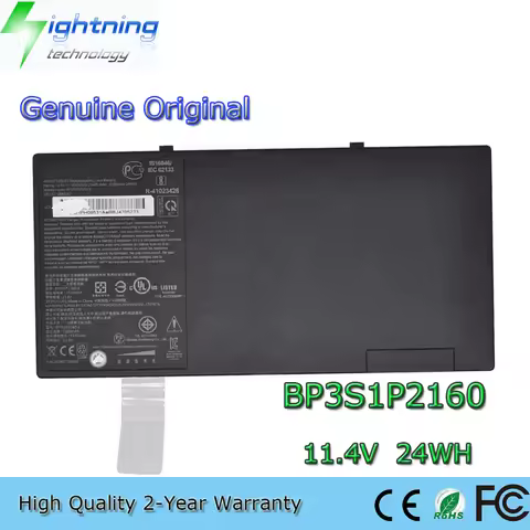 New Genuine Original BP3S1P2160 11.4V 24Wh Laptop Battery for Getac F110 G2 G3 G4 441857100001 BP3S1