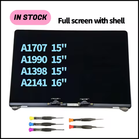 A2141 16" Screen Replacement for MacBook Pro 15"A1707 A1990 2016-2019 /A1398 2012-2015 LCD Screen As