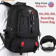 MY available 50L/60L/80L Travel bagpack Expandable waterproof fits 16/17 inch laptop hiking backpack