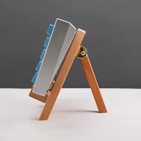 Log Keyboard Stand Originate Custom Solid Wood Gaming Mechanical Keyboards Display Shelf Tablet PC S